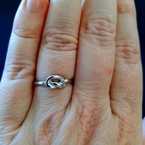 Love Knot Silver Ring